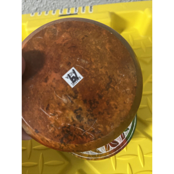 NWT Hand carved Soapstone Rainbow Tree Of Life Ash Incense Catcher - Picture 4 of 4